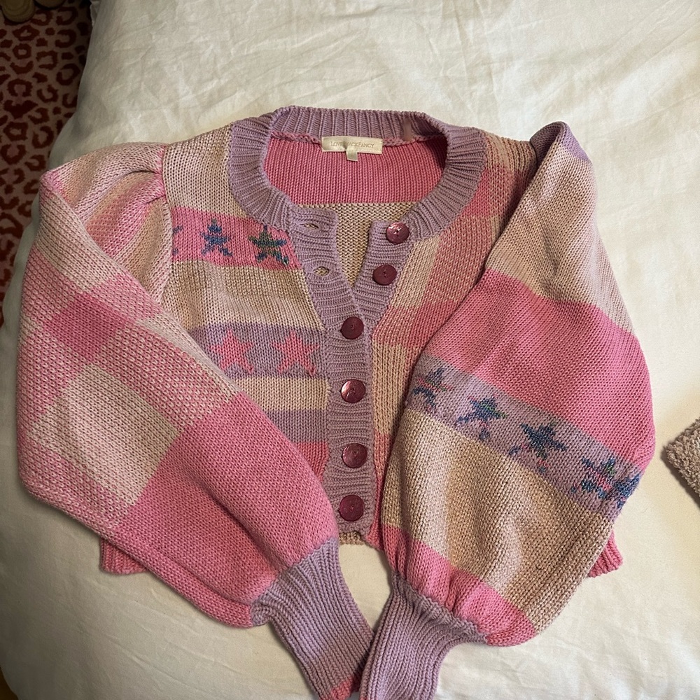 love shack fancy sweater size small